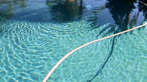 Patient auto-cleaning of pool Video stock 33896757