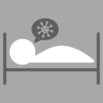 Patient Bed Vector Icon Stock Illustration