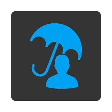 Patient Care Rounded Square Button Stock Illustration