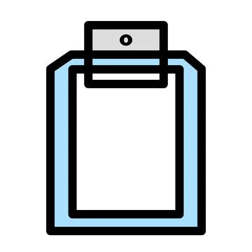 Patient chart flat icon Stock Illustration