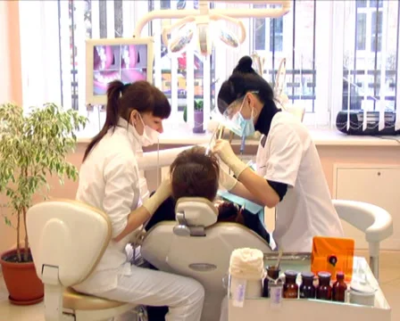 Patient at the dentist 11 스톡 동영상 35015601