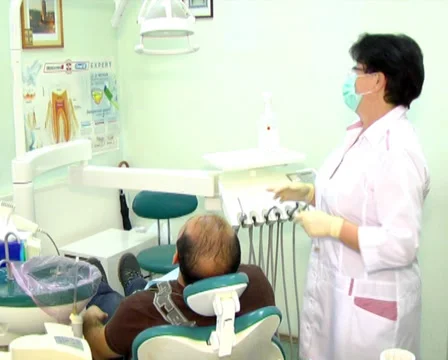 Patient at the dentist 5 스톡 동영상 35015273