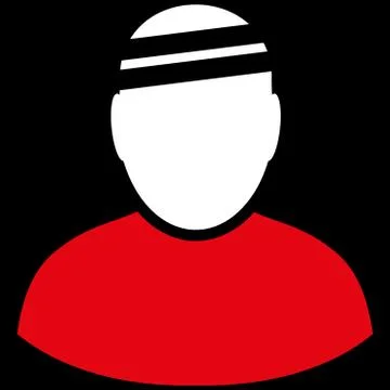 Patient Flat Vector Symbol Stock-Illustration