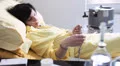 patient in hospital praying god - lung cancer - depression HD Footage