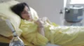 patient in hospital praying god - lung cancer - depression HD Footage