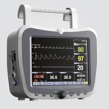 Patient Monitor G3H 3D Model