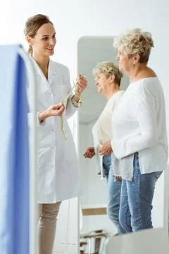 Patient with nutritional problem Stock Photos