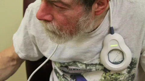 Patient Pacemaker Exam (multiple shots) Stock Footage 689026