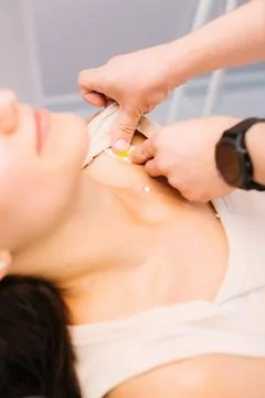 Patient with pulse and oxygen sensor at dentist's appointment. Anesthesiology Stock Photos