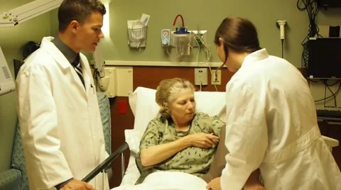 Patient recieving care Stock Footage 40917628