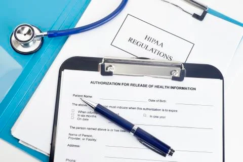 Patient Release Of Information Stock Photos