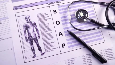 Patient SOAP note Stock Footage 140887242
