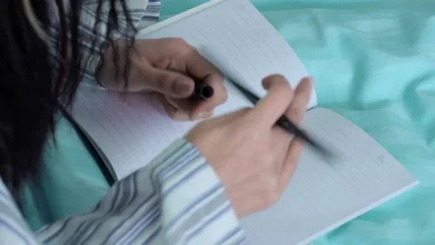 Patient taking notes Stock Footage 235265485