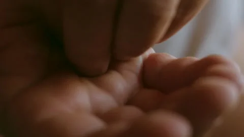 Patient Taking Three Pills from Hand, Close-Up Stock Footage 344602510
