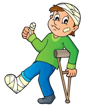 Patient theme image - eps10 vector illustration. Stock Illustration