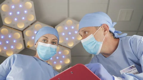 Patient wakes up after a coma Stock Footage 138346337