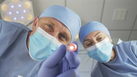 Patient wakes up after a coma Stock Footage 149394201