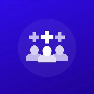 Patients icon, transparent vector design Stock Illustration