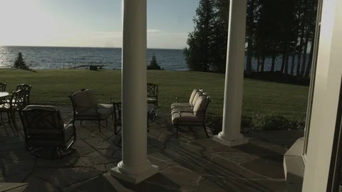 Patio on the Bay 2 Video stock 82978059