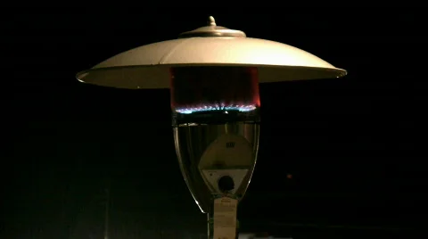 Patio Heater Stock Footage 86547