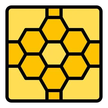 Patio tile icon vector flat Illustrazione stock