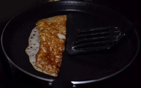 Patishapta pitha dessert 스톡 사진