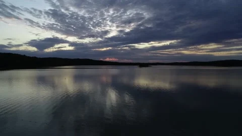 Patoka Lake 2nd Largest Reservoir in Ind... | Stock Video | Pond5