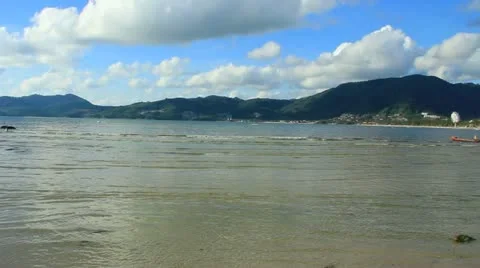 Patong beach panorama 스톡 동영상 11855344