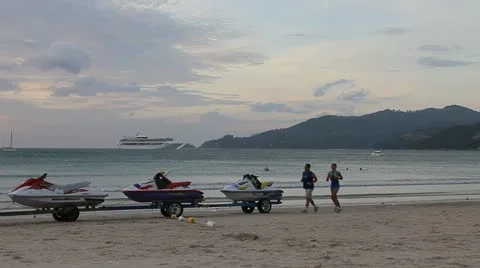 Patong Beach Phuket Stock Footage 11315096