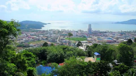 Patong Hill Viewpoint Video stock 11855336