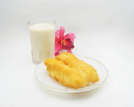 Patonko with soymilk Stock Photos