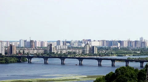 Paton's bridge Stock Footage 8540785