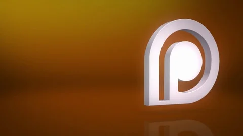 Patreon Icon Text Background Stock Footage 72520266