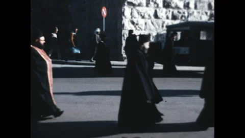 Patriarch of Jerusalem 1975 Stock Footage 274455869