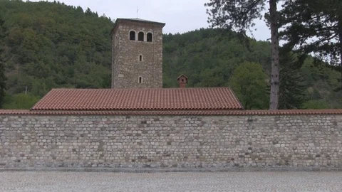 Patriarchal Monastery of Pec, Kosovo Stock Footage 101553495