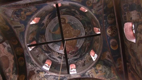Patriarchal Monastery of Pec, Kosovo Stock Footage 101554669