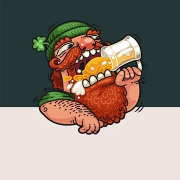 Patrick Above a White Sheet Stock Illustration