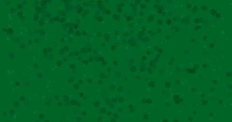 Patrick Day background with falling shamrock leaf pattern. For festive pub pa Illustrazione stock