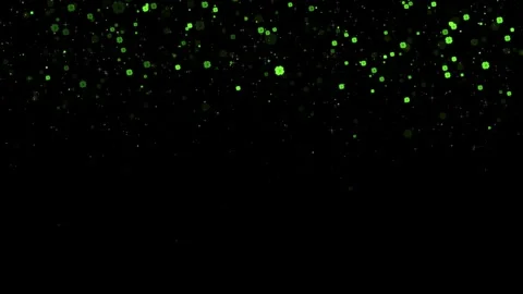 Patrick Day falling background shamrock leaf pattern falling motion design. st Stock Footage 247490814