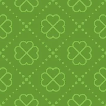 Patrick day seamless pattern Stock Illustration