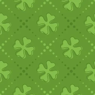 Patrick day seamless pattern Stock Illustration