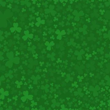 Patrick day seamless pattern Stock Illustration