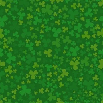 Patrick day seamless pattern Stock Illustration