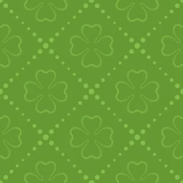 Patrick day seamless pattern Stock Illustration