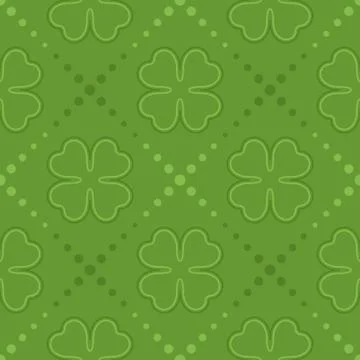 Patrick day seamless pattern Stock Illustration