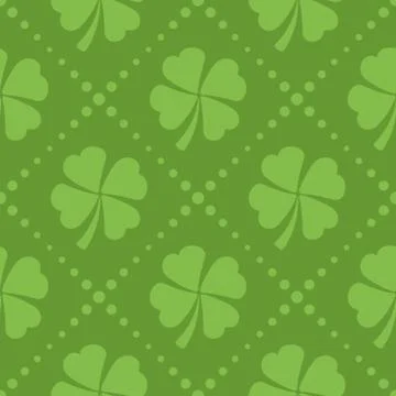 Patrick day seamless pattern Stock Illustration