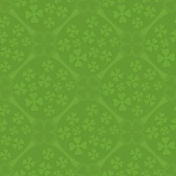 Patrick day seamless pattern Stock Illustration