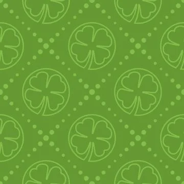 Patrick day seamless pattern Stock Illustration