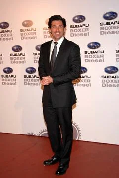  Patrick Dempsey presents the first Subaru turbodiesel engine at the Shoko... Foto stock