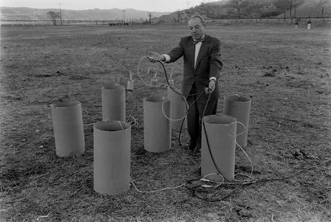 Patrick Lizza's Atom Blast Test, California, USA Stock Photos